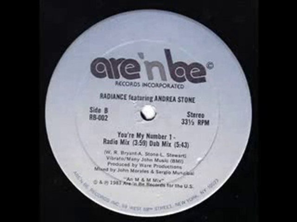 80' Boogie -Radiance - You're My Number 1 Dub mix 1983