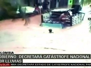 Colombia decretará catástrofe nacional por lluvias