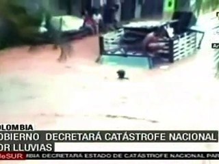 Colombia decretará catástrofe nacional por lluvias