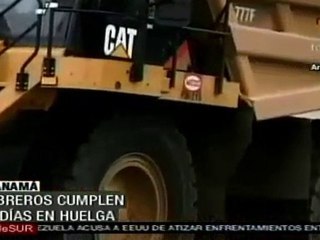 Obreros del Canal de Panamá cumplen 6 días en huelga