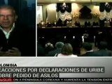 Crece el malestar en Colombia por el apoyo de Uribe a solicitudes de asilo de sus ex colaboradores