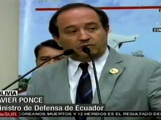 Ponce: nos preocupa la presencia de terceros países en bases latinoamericanas