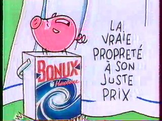 Publicité Bonux Machine 1996