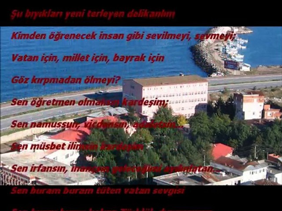 ben öğretmen olmak istiyorum