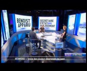 Benoist APPARU invité de La Matinale de Canal+ (26/11/10)