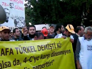 2. tekel direnişçilerine saldırıya protesto 4