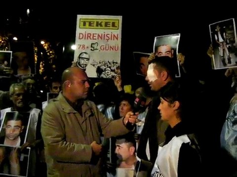 2. tekel direnişçilerine saldırı 7 cnnturk ropörtaj