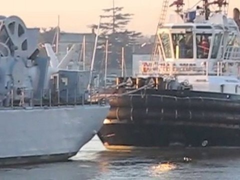 Le Maillé Brézé a quitté Nantes pour Saint Nazaire