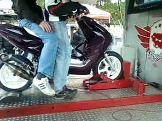 Sur le ban d'éssai à Salbris