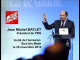 Interview de JM Baylet à Sud Radio