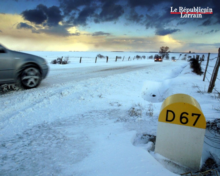 Premières neiges en Moselle