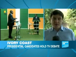 IVORY COAST - After the acrimony, rivals face off cordially