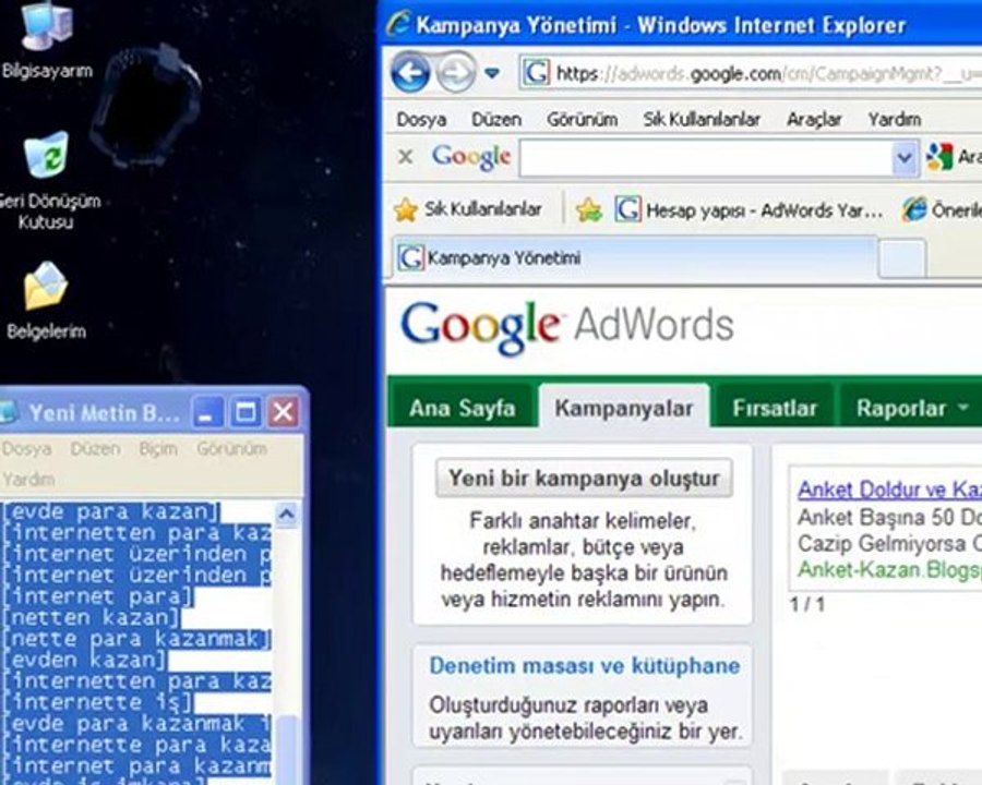 Adwords ayarları nasıl yapılır?Videolu anlatım.
