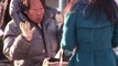 South Korean villagers flee North Korean missile threat