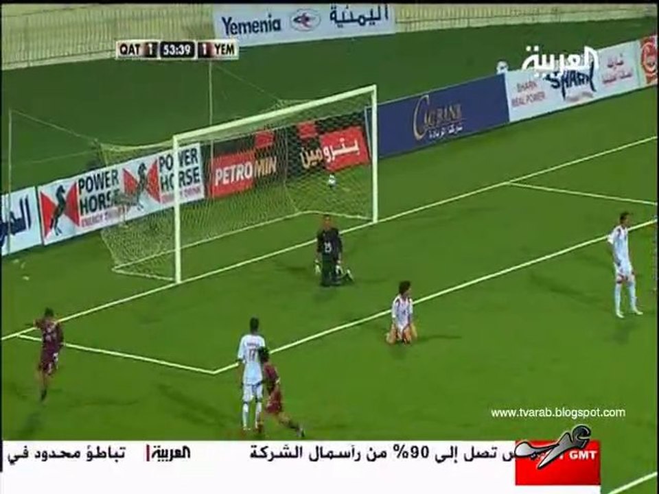 كأس الخليج 20 - قطر 2 × 1 اليمن