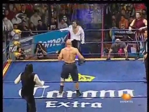 Cuervo, La Parka Jr., Ozz vs Chessman, Hernandez, Zorro