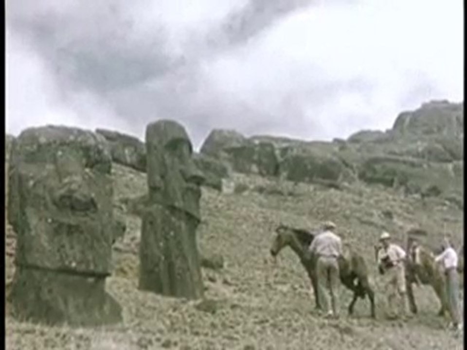 Easter Island Pacific Island Alien Landing Strip?