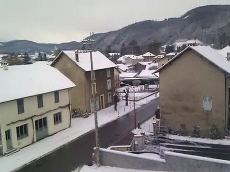 Neige Charavines Novembre 2010