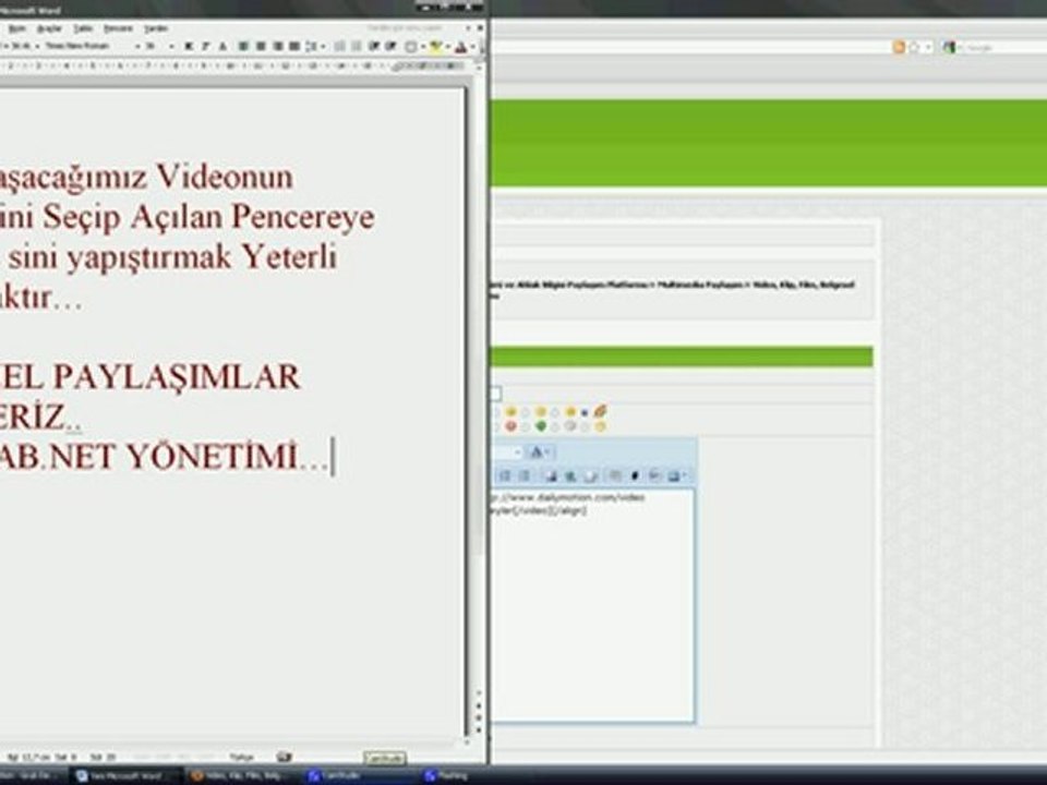 Video Paylaşım Nasıl Yapılır