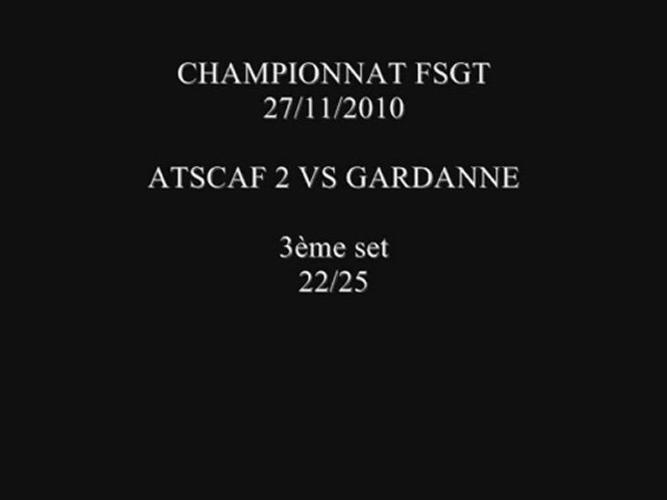 Gardanne 3ème set