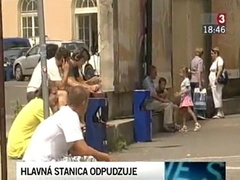 Bratislava: Hlavná stanica čaká na rekonštrukciu (20100721)