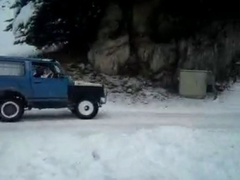 petite sortie sous la neige