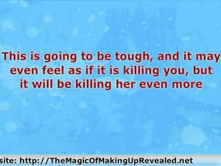 How To Get My Ex Back - A Powerful Opening Move