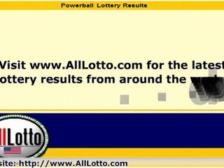 Powerball Lottery Drawing Results for Nov. 27, 2010