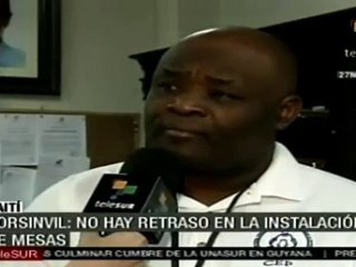 Dorsinvil niega retraso en instalación de mesas para elecci