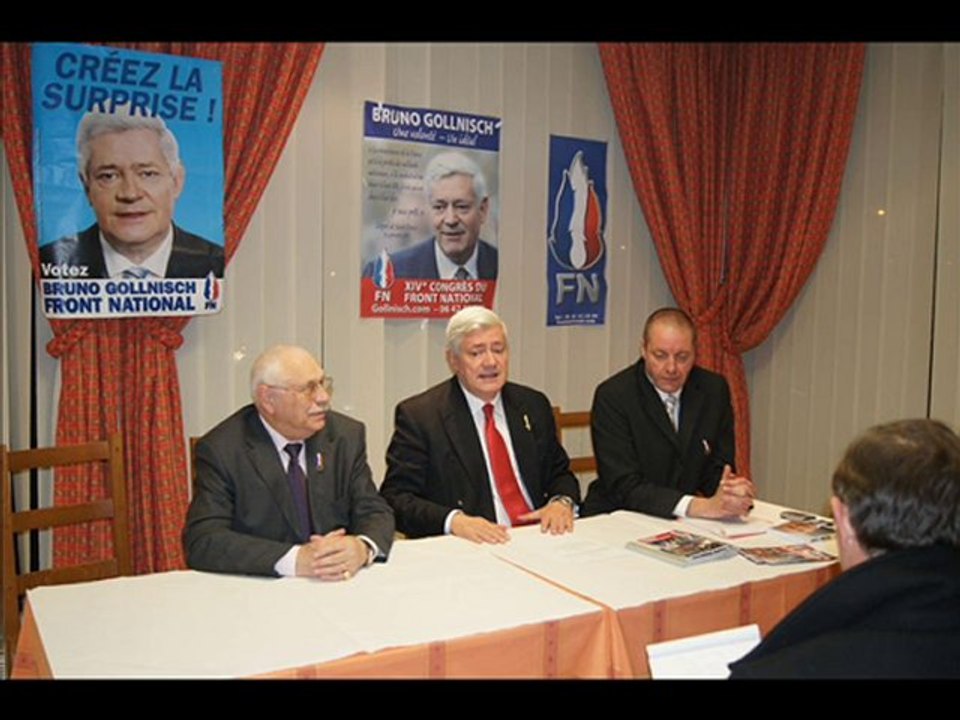 Conférence de presse de Bruno Gollnisch à Troyes