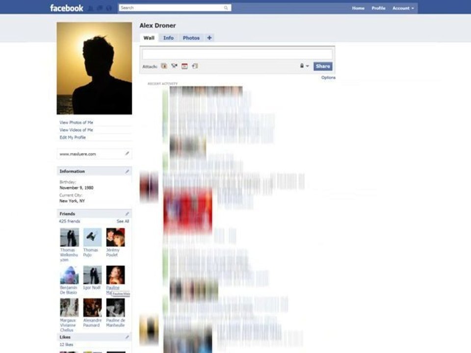 Life in Facebook Timeline