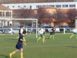 phase de  jeu 1 face à limoux