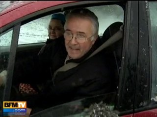 La neige a rendu la circulation difficile