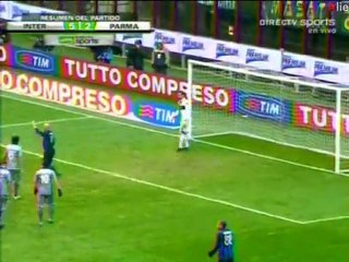 Inter de Milán vs Parma 28/11/10