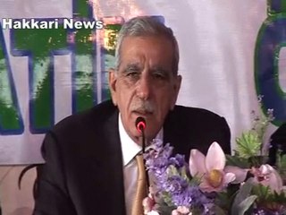 Türk ve Tuğluk Yüksekova'da Halk Toplantısı Düzenledi