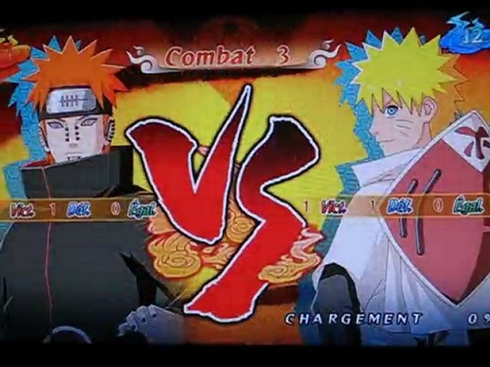 Pain versus Naruto Hokage