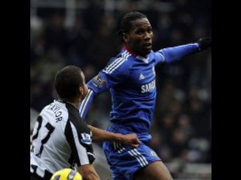 Newcastle United 1-1 Chelsea Carroll, Kalou scored