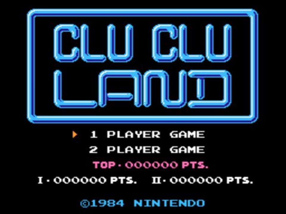 [Vidéotest] Clu Clu land