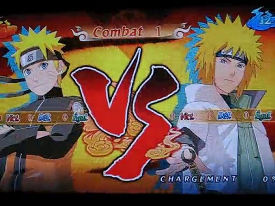 Naruto rasenshuriken versus Minato