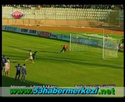 Adanaspor: 1 - Gaziantep Belediyespor: 1