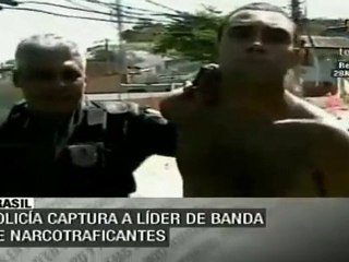 Capturan en Brasil a líder de narcotraficantes atrincherado