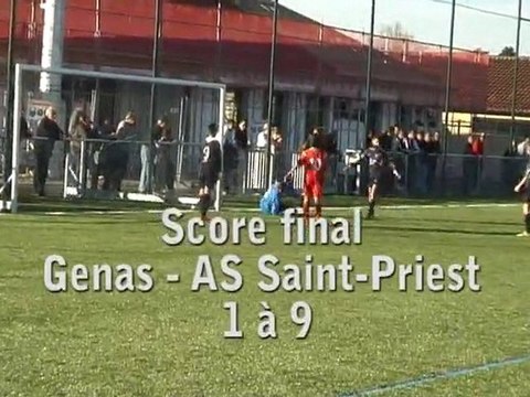 Match amical Genas-AS Saint-priest le 13-11-2010