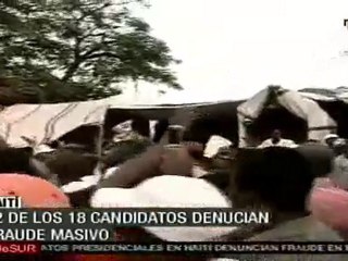 Miles de haitianos salen a las calles a denunciar fraude electoral