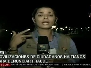 Terminó la jornada electoral pero siguen las protestas en Haiti