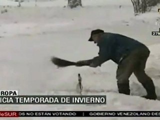 Temporada de nieve afecta a Europa