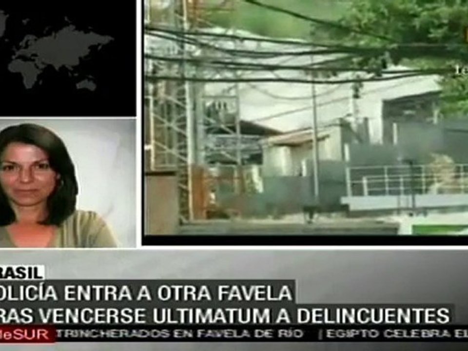 Prosigue operativo militar en favela Complexo do Alemao