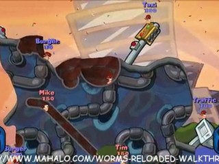 Worms Reloaded Walkthrough - Mission 35 - Part 1