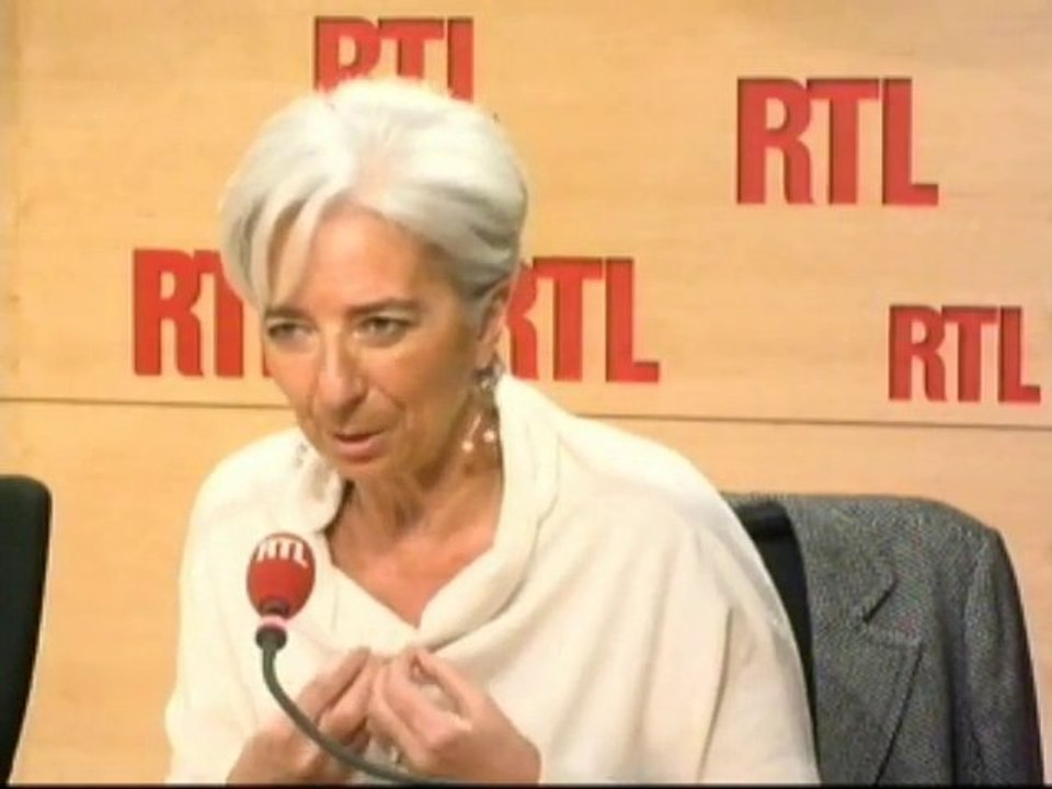 Christine Lagarde, ministre de l’Economie, des Finances et