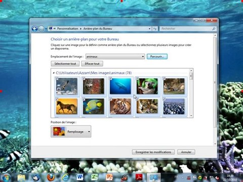 Créer un thème personnalisé avec Windows 7