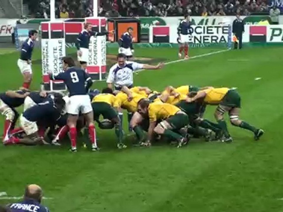 Essai australien (49e) / France - Australie (27/11/2010)